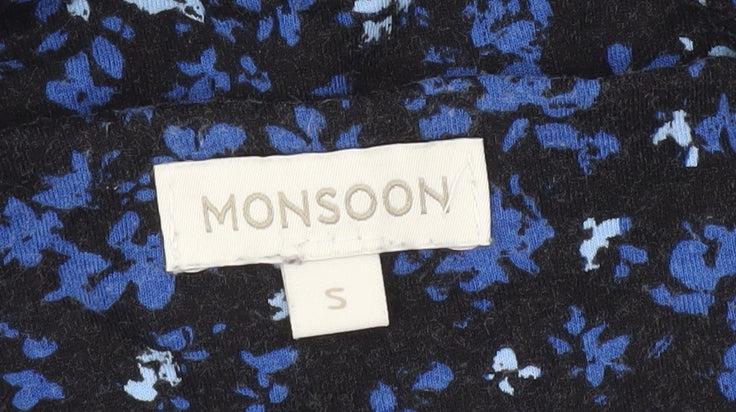 Womens UK Size S Monsoon Blue Tunic Blouse