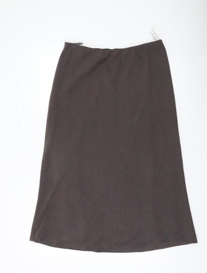 Minuet Women Brown Size 16 Midi Pencil Skirt Lined Workwear