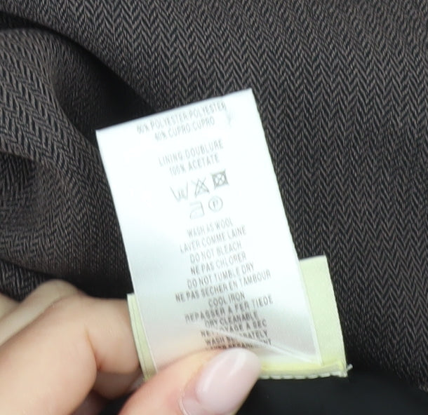 Minuet Women Brown Size 16 Midi Pencil Skirt Lined Workwear