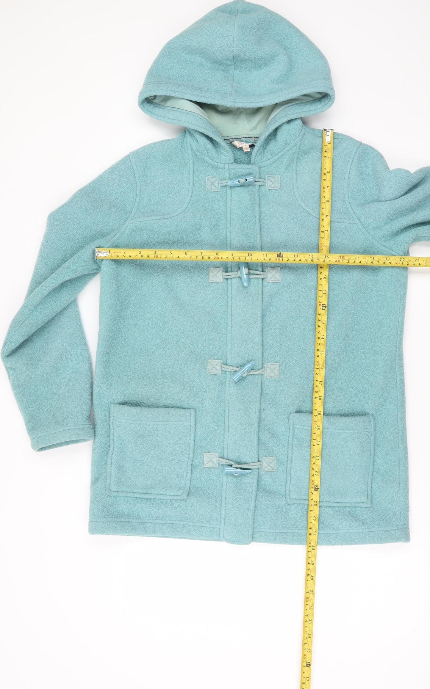 Womens UK Size 12 Marks and Spencer Blue Duffel Coat