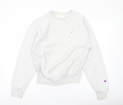 Champion Womens Grey XS Pullover Sweatshirt Reverse Weave
