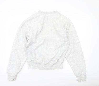 Champion Womens Grey XS Pullover Sweatshirt Reverse Weave