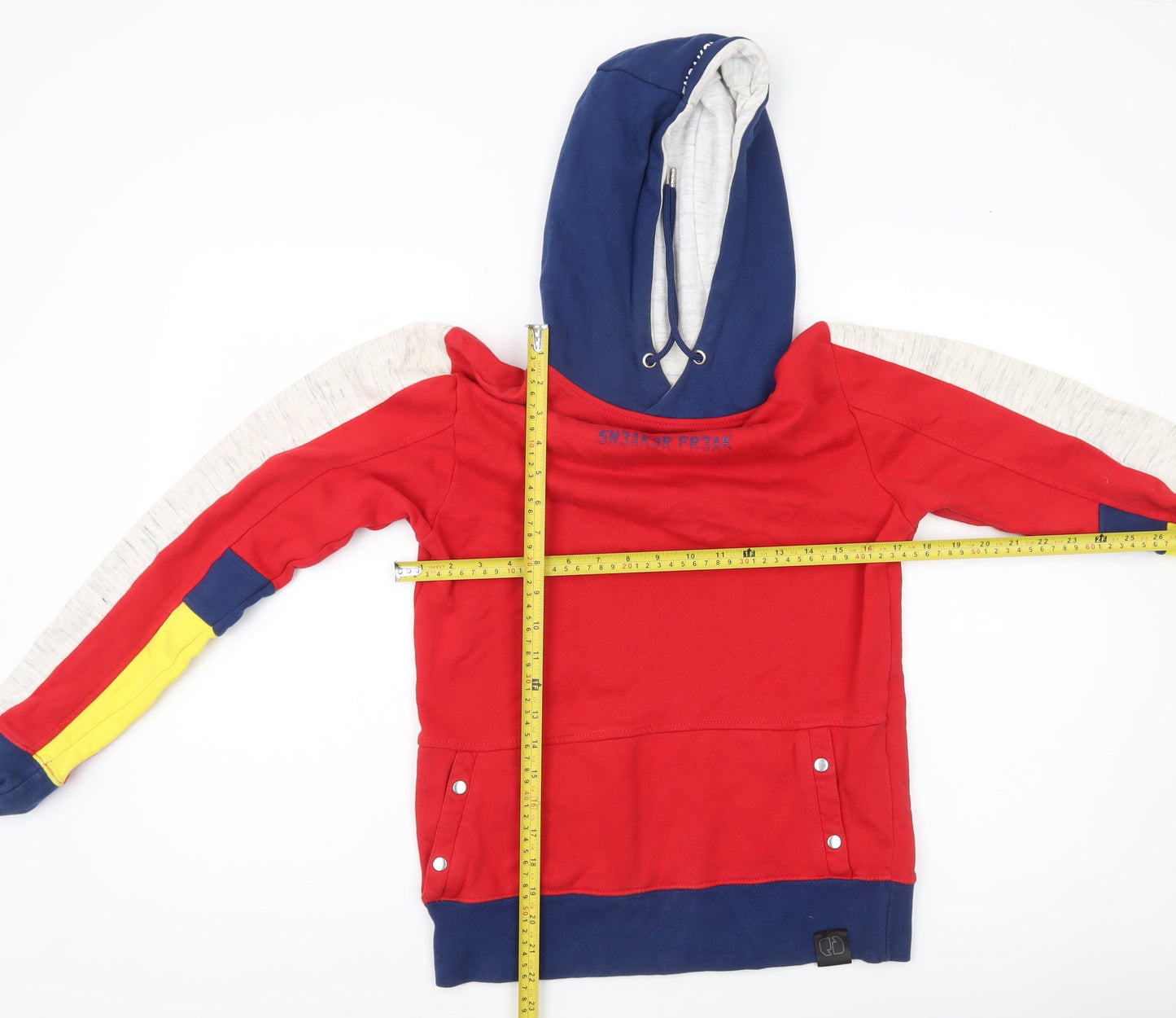 Sneaker Freak Men’s Multicoloured XS Pullover Hoodie with Logo
