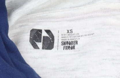 Sneaker Freak Men’s Multicoloured XS Pullover Hoodie with Logo