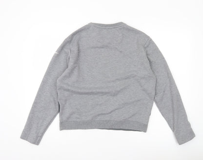 Nike Women’s Grey Dri-Fit Sweatshirt Small Pullover Long Sleeve