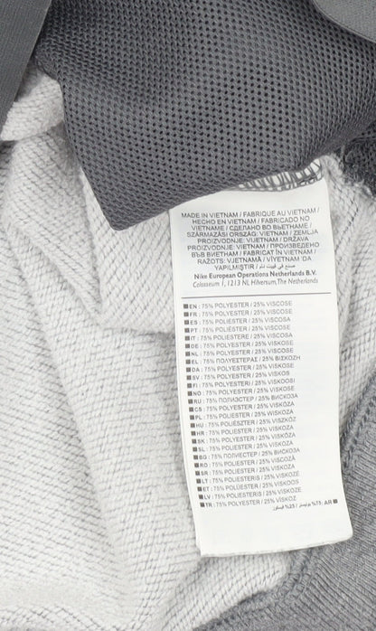 Nike Women’s Grey Dri-Fit Sweatshirt Small Pullover Long Sleeve