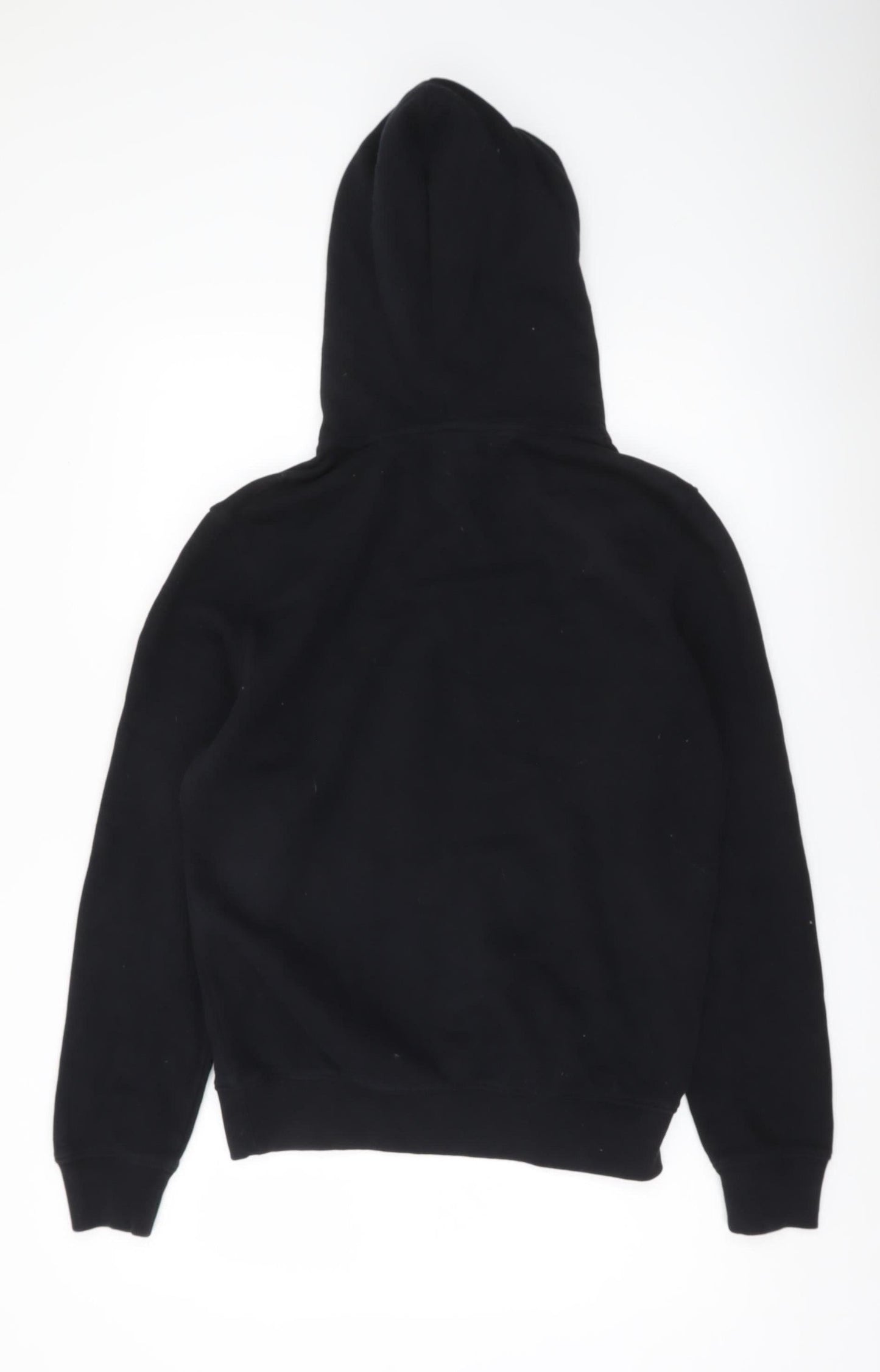 Tommy Jeans Men’s Black Pullover Hoodie Small Logo Embroidered