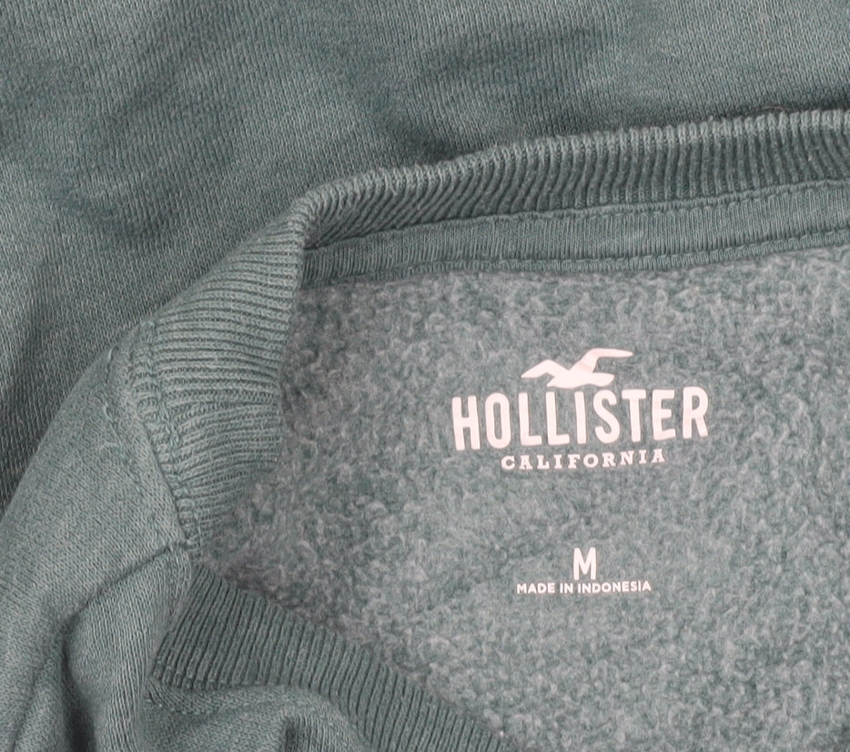 Hollister Womens Green Malibu California Pullover Sweatshirt M