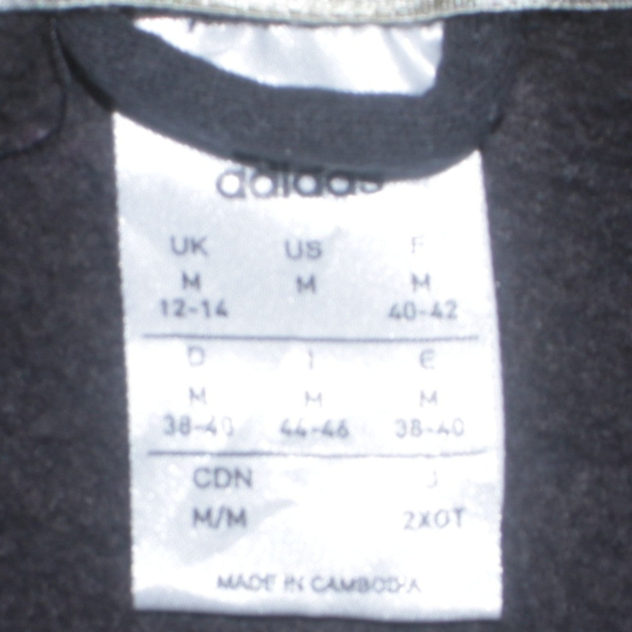 Adidas Womens Black Full Zip Hoodie Sweatshirt Size M 12-14 UK