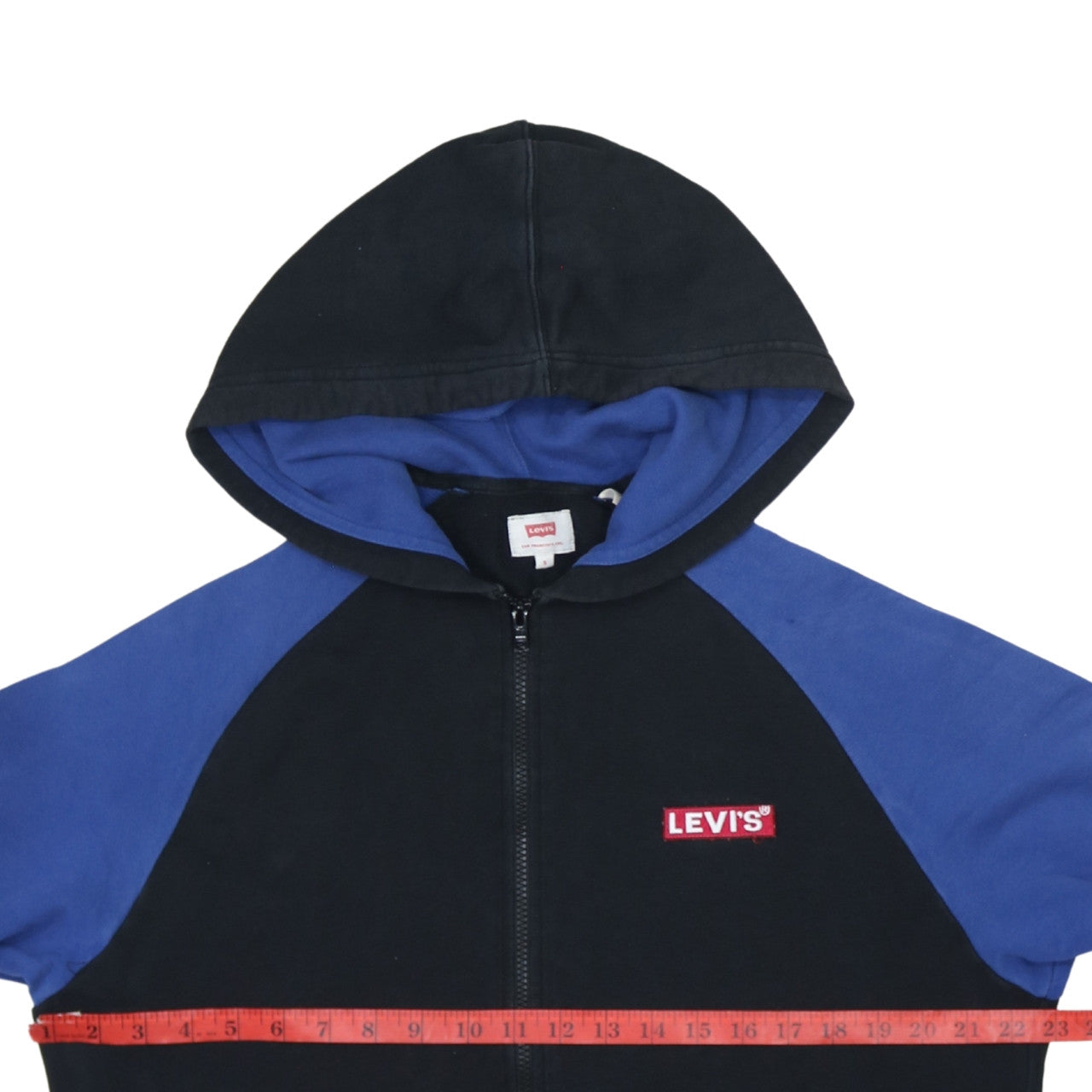 Mens UK Size S Levi's Multicoloured Full Zip Hoodie