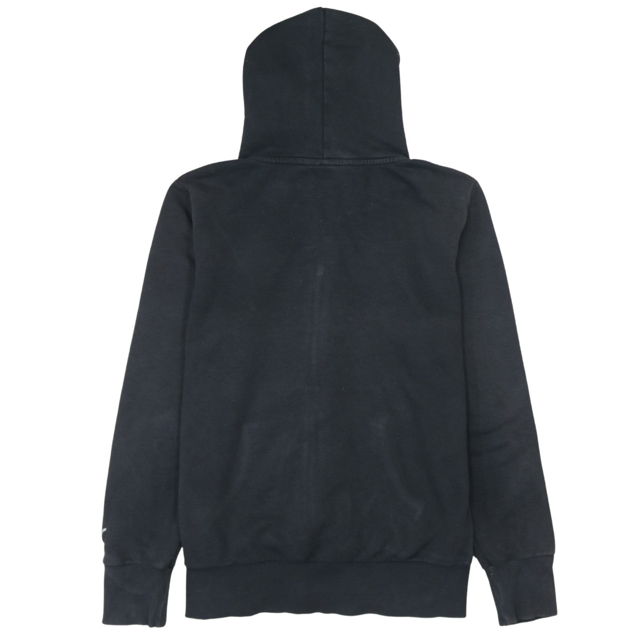 Puma Women's Black Full Zip Hoodie Size 14 UK Cotton Blend