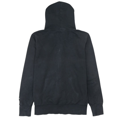 Puma Women's Black Full Zip Hoodie Size 14 UK Cotton Blend