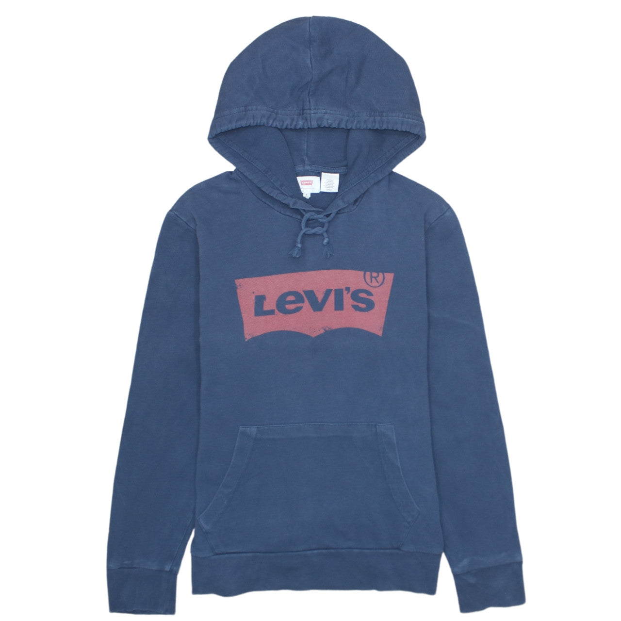 Mens UK Size S Levi's Blue Pullover Hoodie