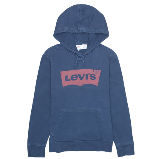 Mens UK Size S Levi's Blue Pullover Hoodie