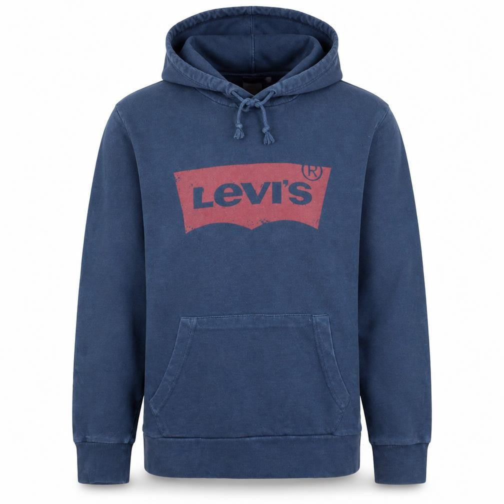 Mens UK Size S Levi's Blue Pullover Hoodie