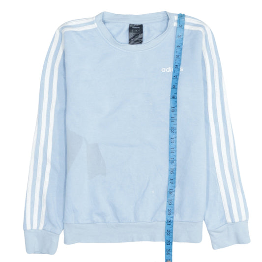 Adidas Women’s Blue Pullover Sweatshirt Size S Logo Sportswear