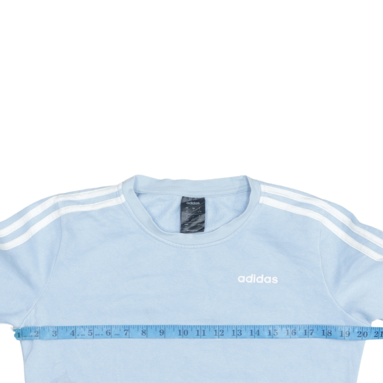 Adidas Women’s Blue Pullover Sweatshirt Size S Logo Sportswear