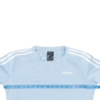 Adidas Women’s Blue Pullover Sweatshirt Size S Logo Sportswear