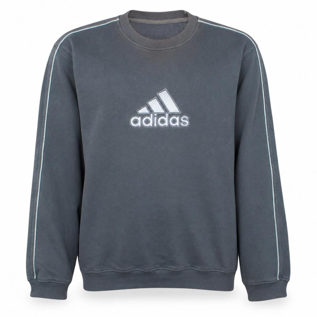 Mens UK Size S adidas Grey Pullover Sweatshirt