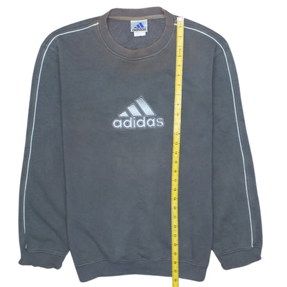 Mens UK Size S adidas Grey Pullover Sweatshirt