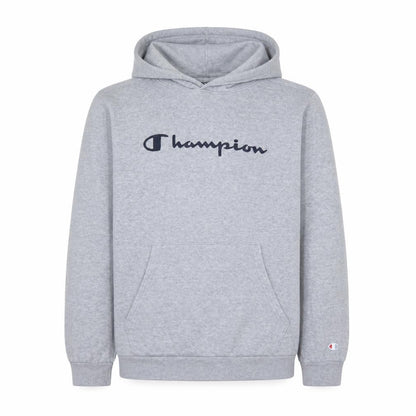 Champion Boys Grey Pullover Hoodie 15-16Y Logo Long Sleeve Sweatshirt