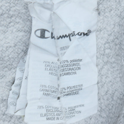 Champion Boys Grey Pullover Hoodie 15-16Y Logo Long Sleeve Sweatshirt