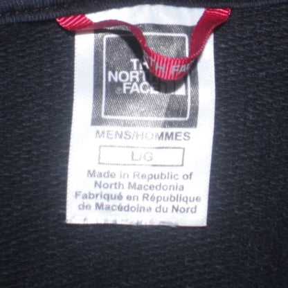 The North Face Men’s Black Full Zip Hoodie L Cotton Outdoor