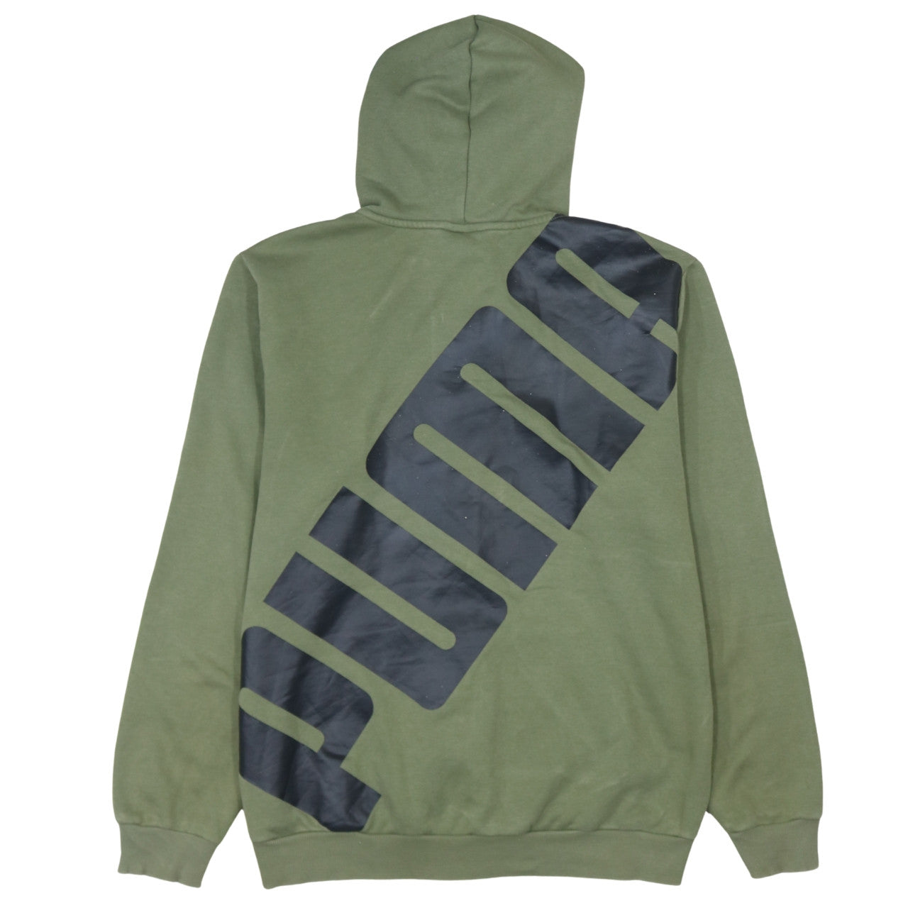 Mens UK Size L PUMA Green Full Zip Hoodie