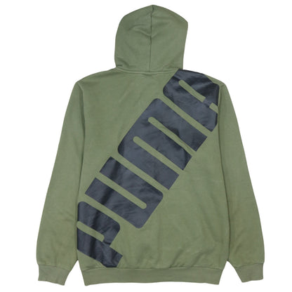 Mens UK Size L PUMA Green Full Zip Hoodie