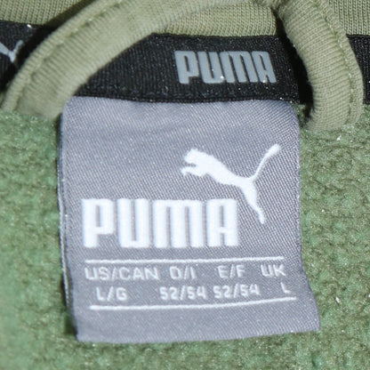 Mens UK Size L PUMA Green Full Zip Hoodie