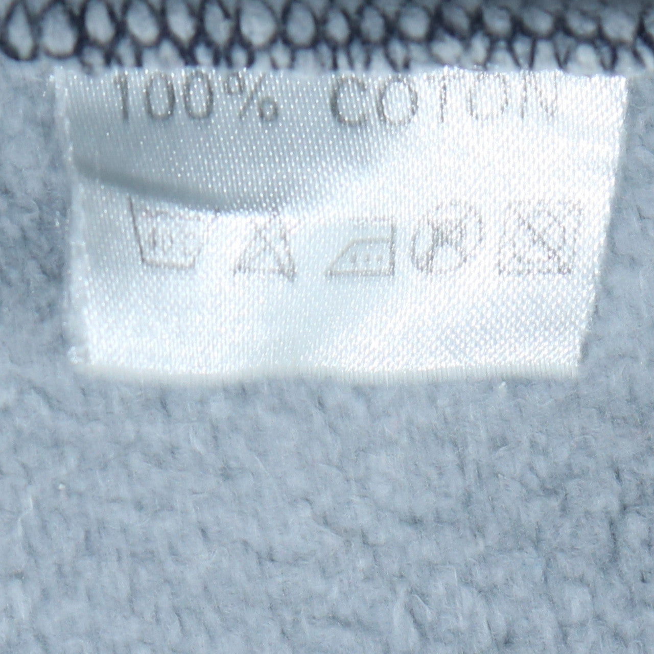 Schott NYC Mens Small Blue Pullover Sweatshirt V-Neck Logo Cotton