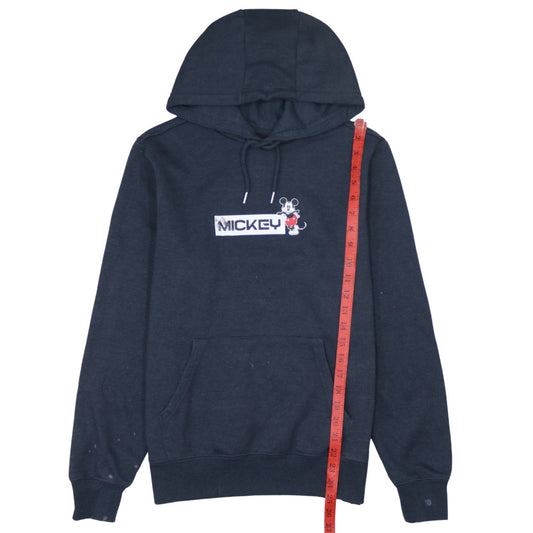 Disney Primark Womens Black XS Pullover Hoodie with Mickey Graphic