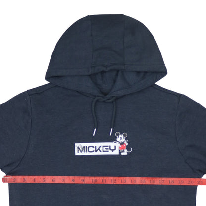 Disney Primark Womens Black XS Pullover Hoodie with Mickey Graphic