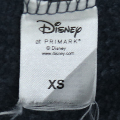 Disney Primark Womens Black XS Pullover Hoodie with Mickey Graphic
