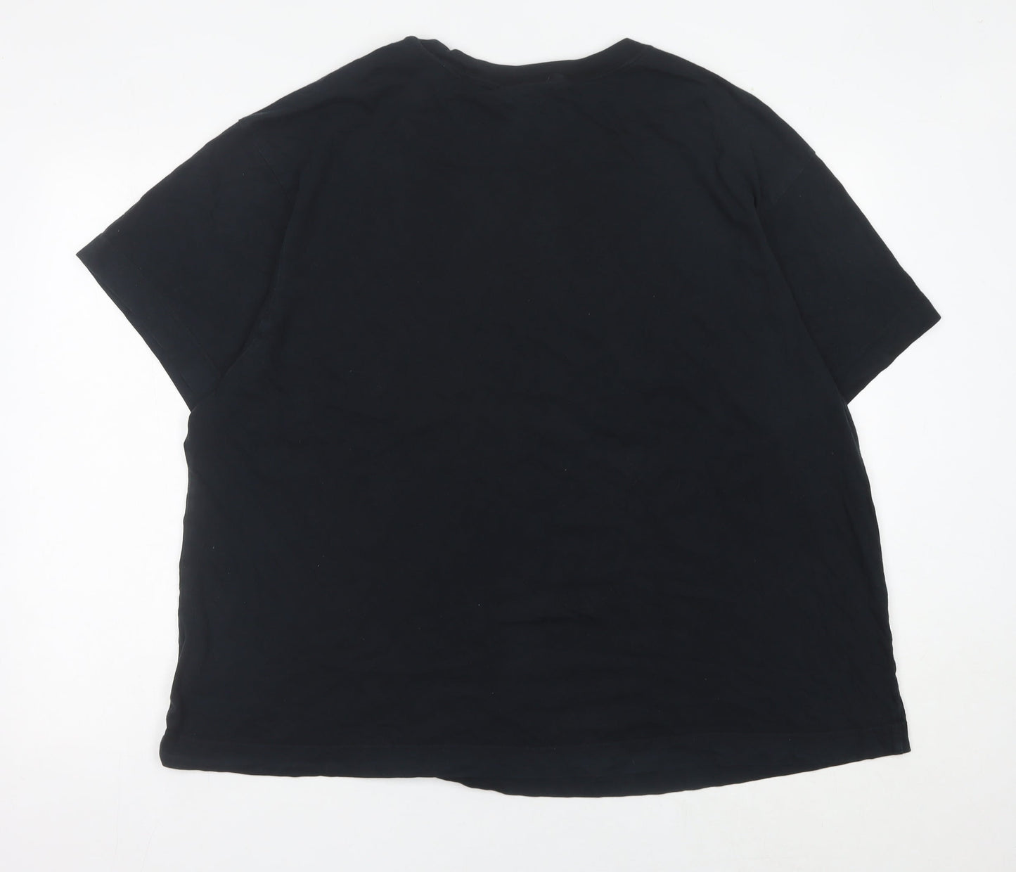 Womens UK Size 2XL Nike Black Basic T-Shirt