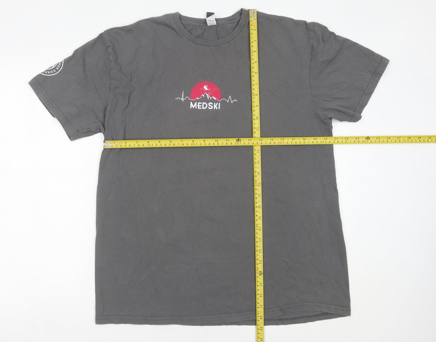 Mens UK Size XL Gildan Grey  T-Shirt