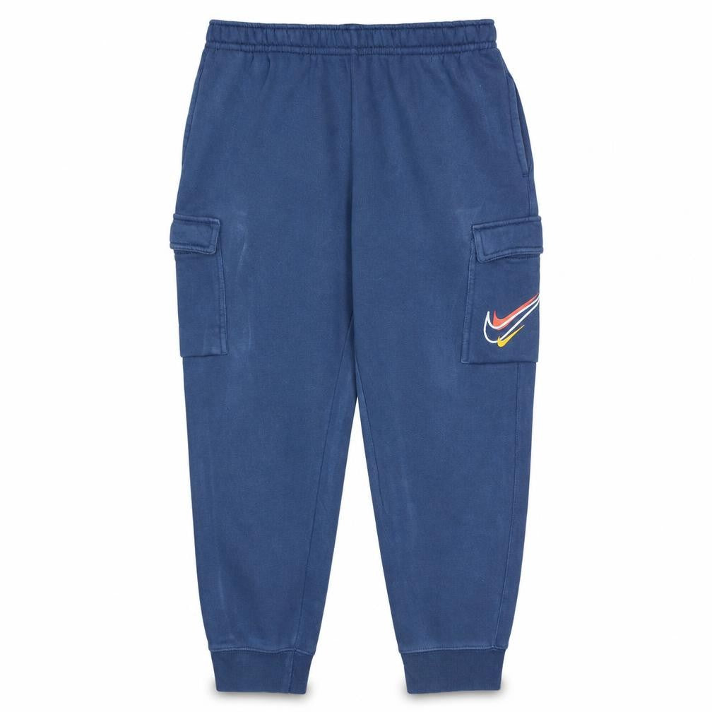 Mens UK Size L Nike Regular Fit Cargo Blue Trousers