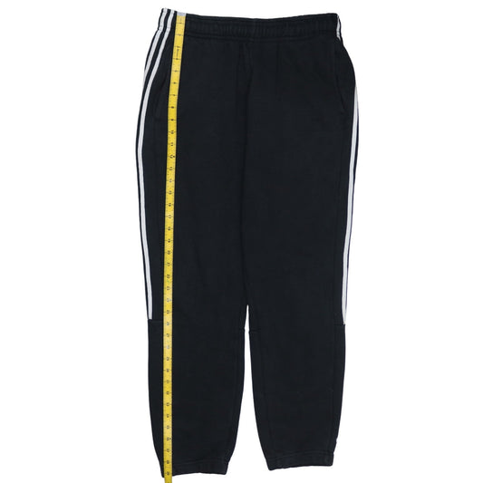 Adidas Mens Black L Sweatpants Tapered Casual Jogger Trousers