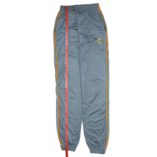 Adidas Mens Grey Sweatpants Size S Retro Striped Logo Track Trousers