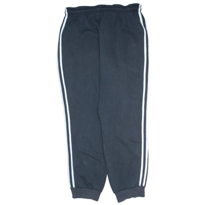 Adidas Men's Black L Sweatpants Joggers Logo Stripe Casual
