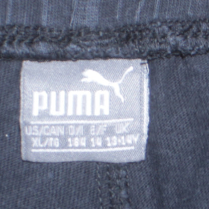 Puma Boys Blue Athletic Shorts 13-14Y Elastic Waist Drawstring Pockets