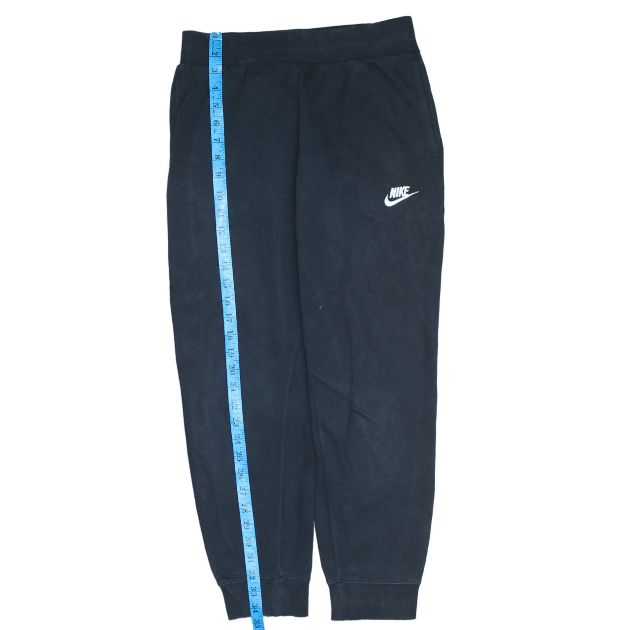 Nike Boys Black Jogger Sweatpants Size 146 Fleece Activewear Trousers