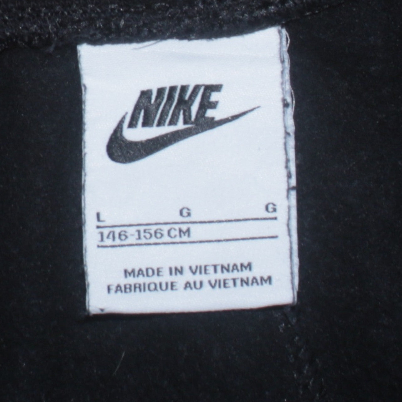 Nike Boys Black Jogger Sweatpants Size 146 Fleece Activewear Trousers