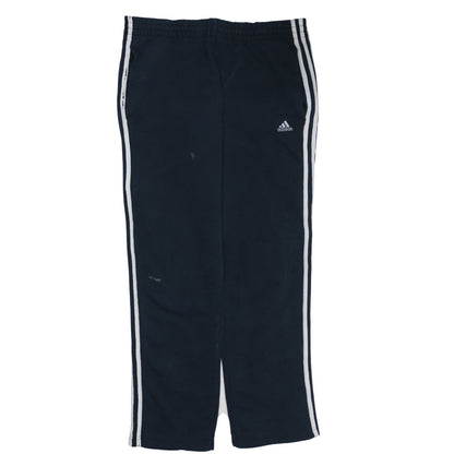 Adidas Men’s Black Striped Sweatpants S Regular Clima365 Sports Trousers