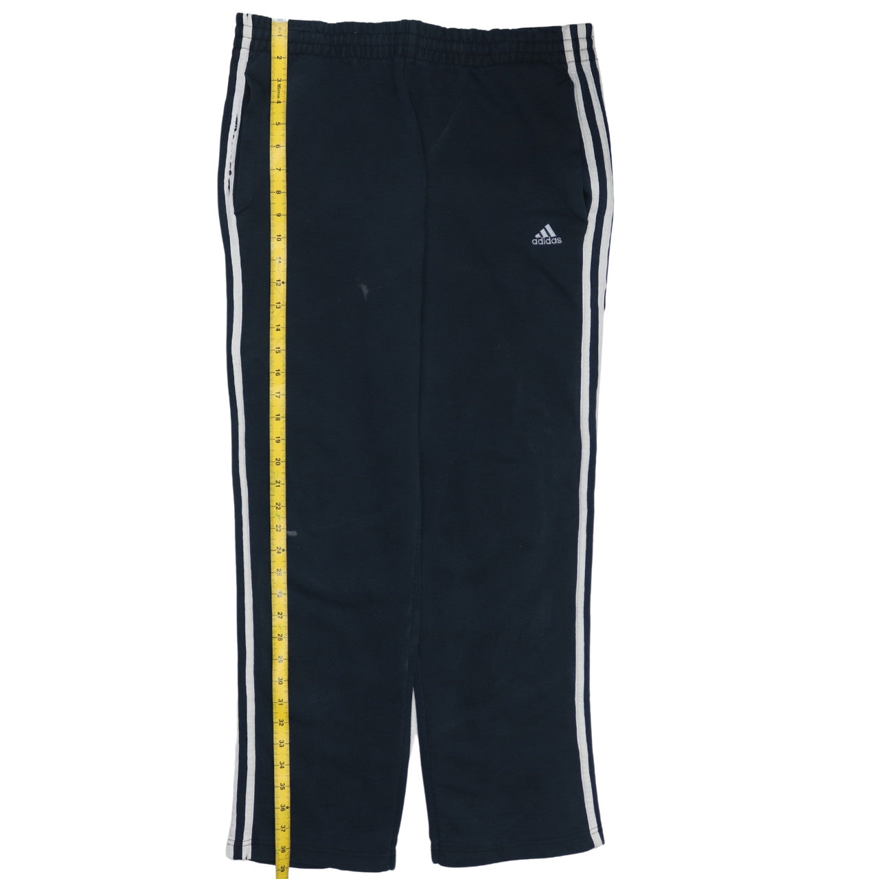 Adidas Men’s Black Striped Sweatpants S Regular Clima365 Sports Trousers