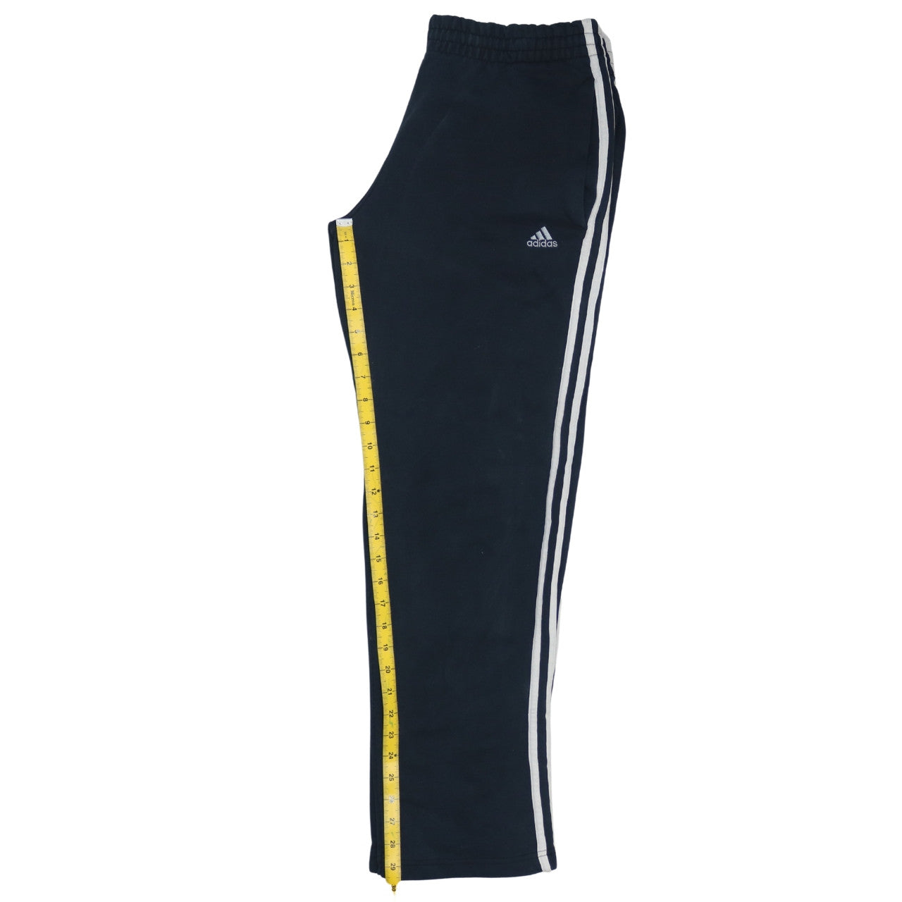 Adidas Men’s Black Striped Sweatpants S Regular Clima365 Sports Trousers