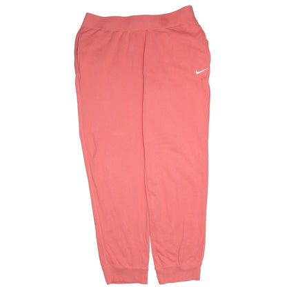Nike Mens Pink 2XL Tapered Sweatpants Cotton Casual