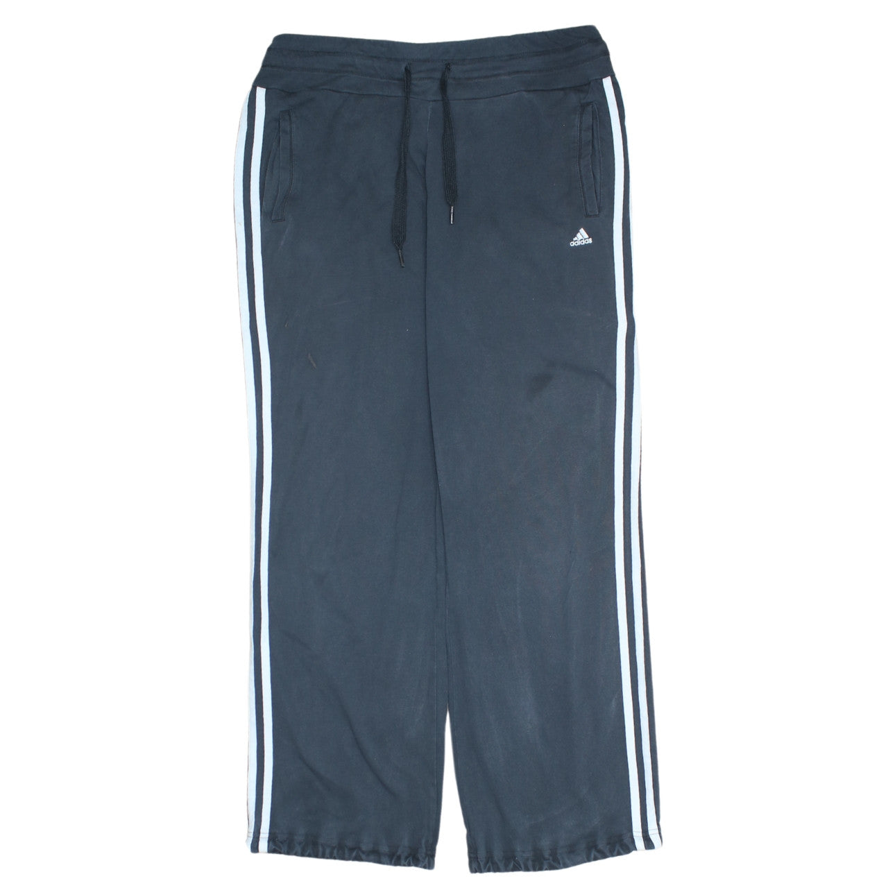 Womens UK Size 8-10 adidas Regular Fit Sweatpants Black Trousers