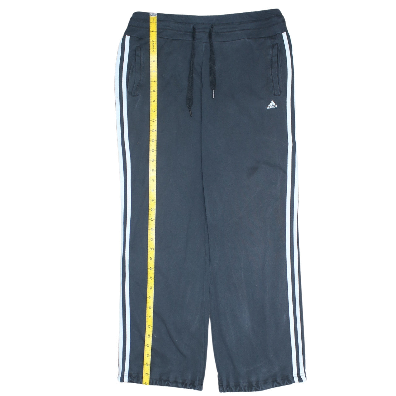 Womens UK Size 8-10 adidas Regular Fit Sweatpants Black Trousers