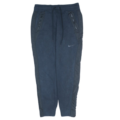 Nike Men’s Blue Jogger Trousers M Regular Fit Cotton Blend